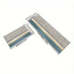 Soft Kitchen Area Rug Non-Slip Floor Mat Machine Washable