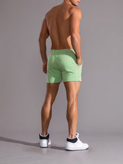 Men's Active Shorts With Pockets - Summer Casual Stretch Waist Shorts