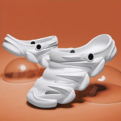Men's Hollow Out Clogs Slip on Closed Toe Sandals Soft Sole
