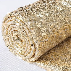 1pc Precut Sequin Fabric For Tablecloth Gowns Dress And Home Decor