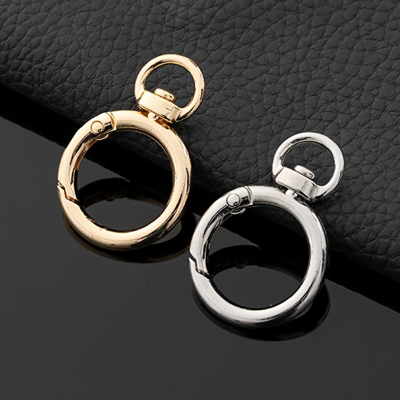 3pcs Key Chain Keyring Metal Lock Clip Buckle Accessories