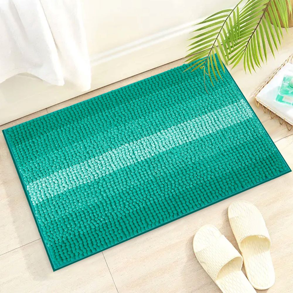 Soft Non Slip Bath Rug, Machine Washable, Water Absorbent Shower Mat
