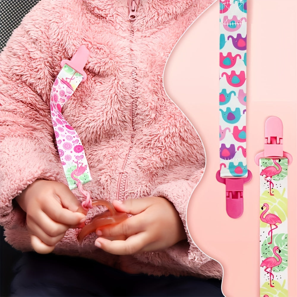 4pcs Pacifier Holder Clips For Boys And Girls Fits Most Pacifiers