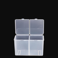 Transparent Nail Care Towel Storage Box