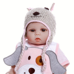 Full Glue Simulation Baby Reborn Doll Boy Girl Bath Toy