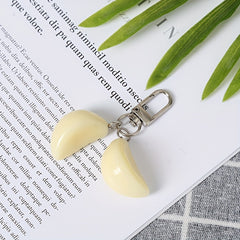 Garlic Keychain Food Accessory for Bags