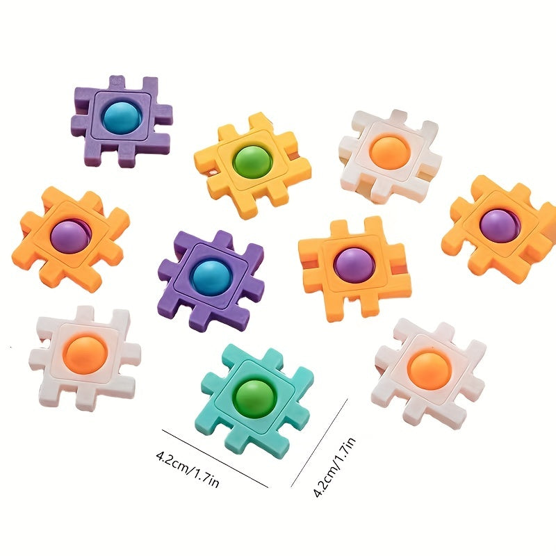25pcs 3D Pop Bubble Fidget Toys Set Multicolor