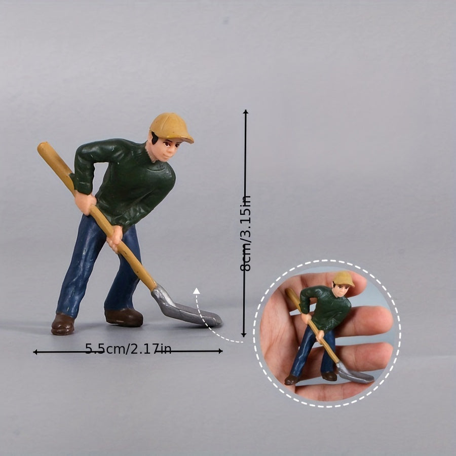Vinyl Sandbox Man Simulation Farm Ranch Character Model Puppet