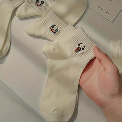Cartoon Print Short Socks Women's Stockings