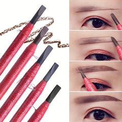 Rose Eyebrow Pencil Long Lasting Waterproof Sweat Proof