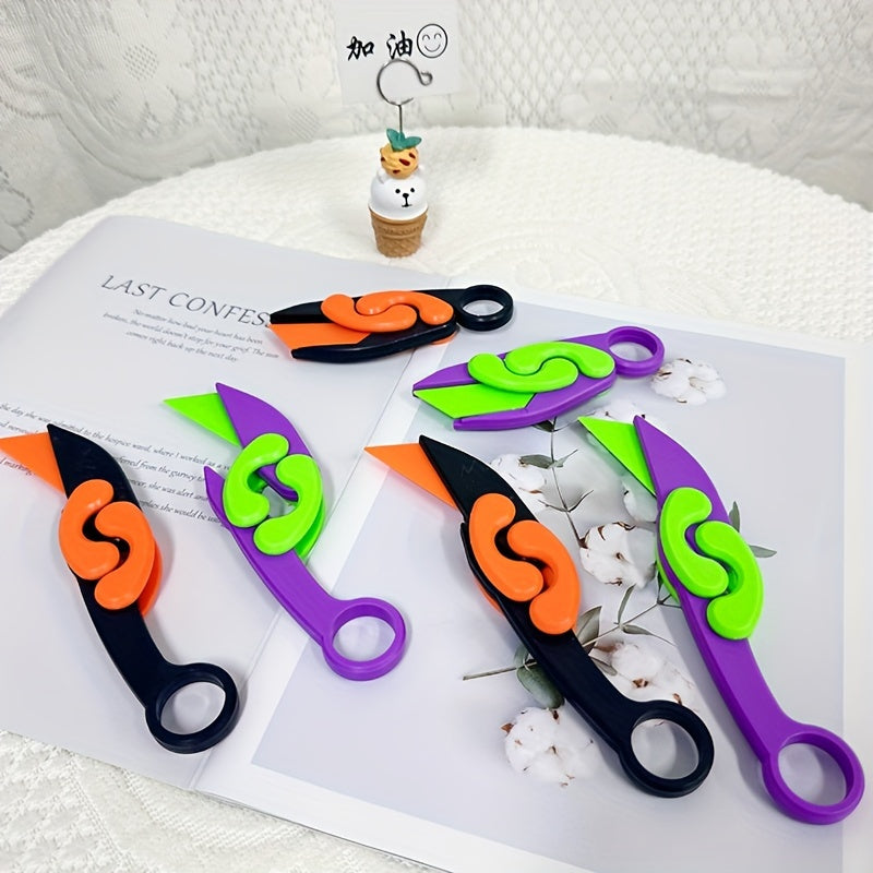 3D Gravity Folding Claw Carrot Butterfly Training Demon Toy