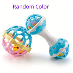 Baby Educational Toys Handgrap Ringing Bell Soft Rubber Hand Grab Ball Set