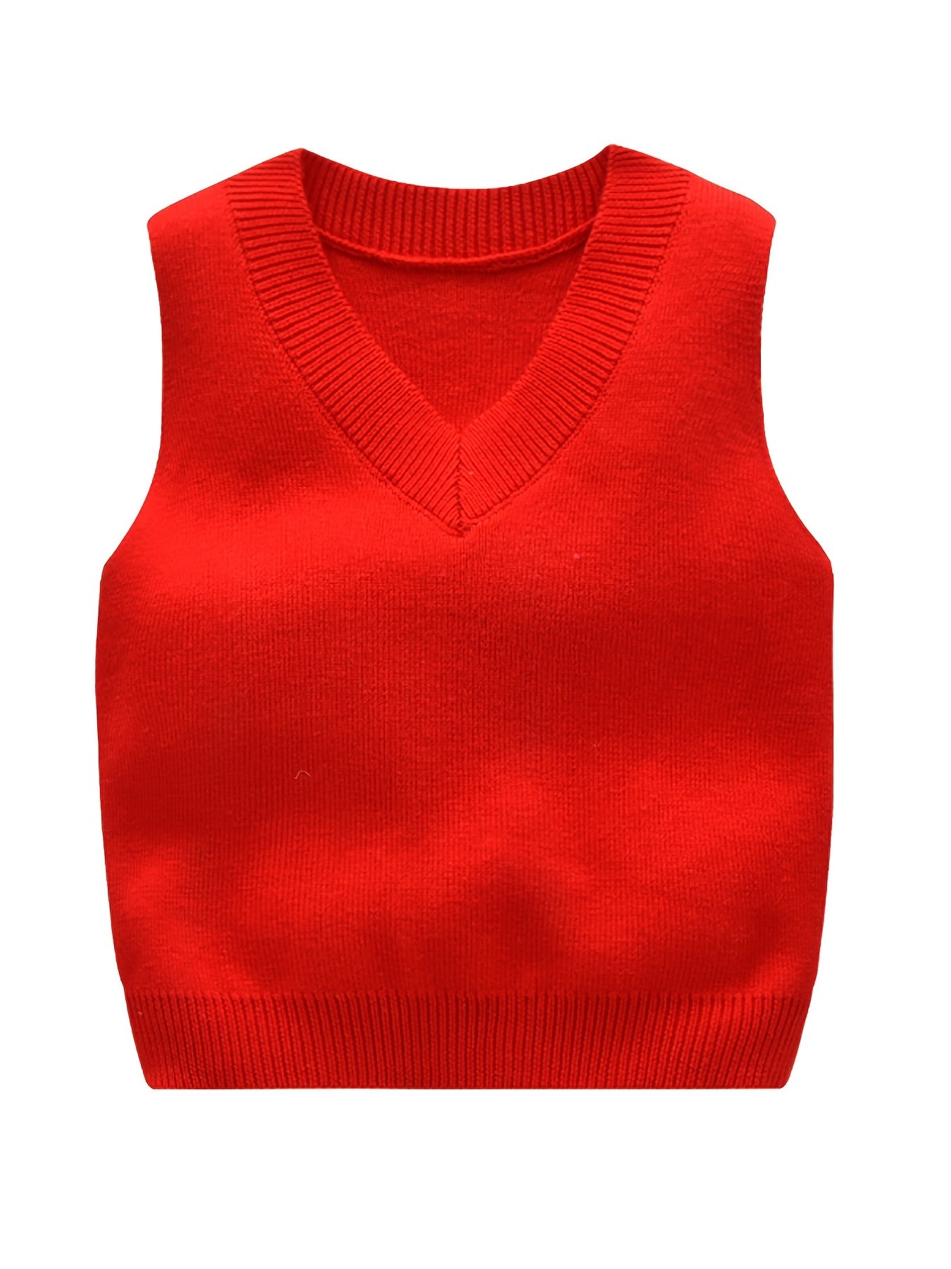 Boys Knit V neck Sweater Vest for Autumn