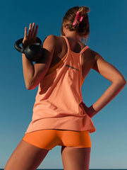 Casual Loose Jumpsuit Sleeveless Solid Activewear