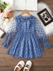 Mesh Dress & Polka Dot Princess Dress