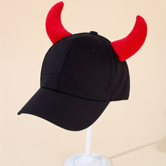 Red Horn Baseball Cap Unisex Funny Dad Hats Lightweight Adjustabl...