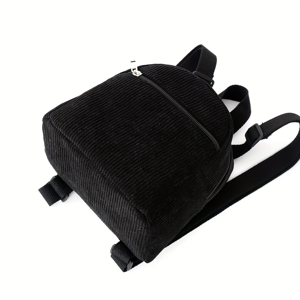 Kids Mini Corduroy Solid Backpack Schoolbag