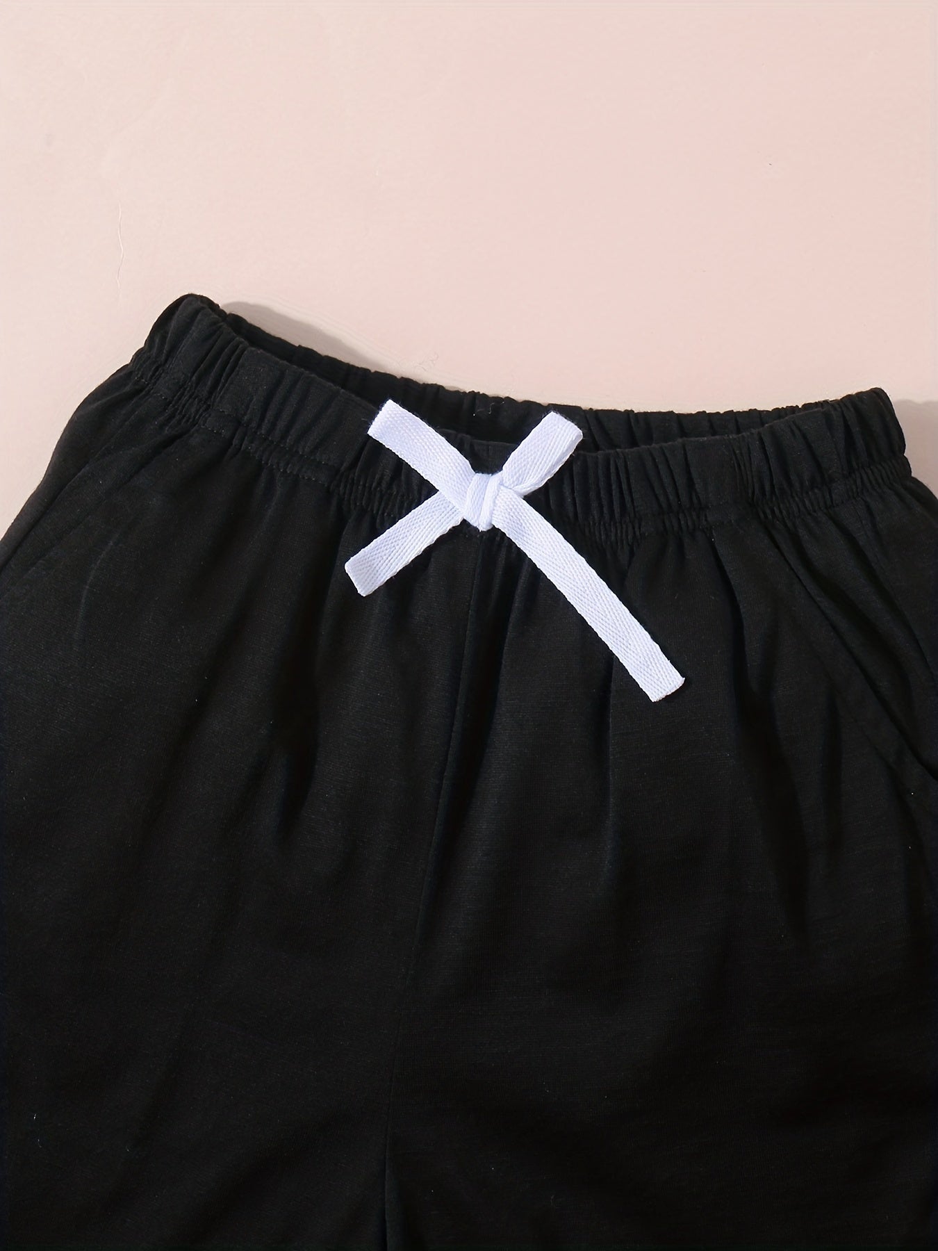 Boys Feather Graphic Casual Outfit T-shirt & Shorts Summer Clothes Set