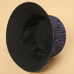 Striped Bucket Hat Unisex Lightweight Outdoor Hot Summer Beach Vacation Headwear