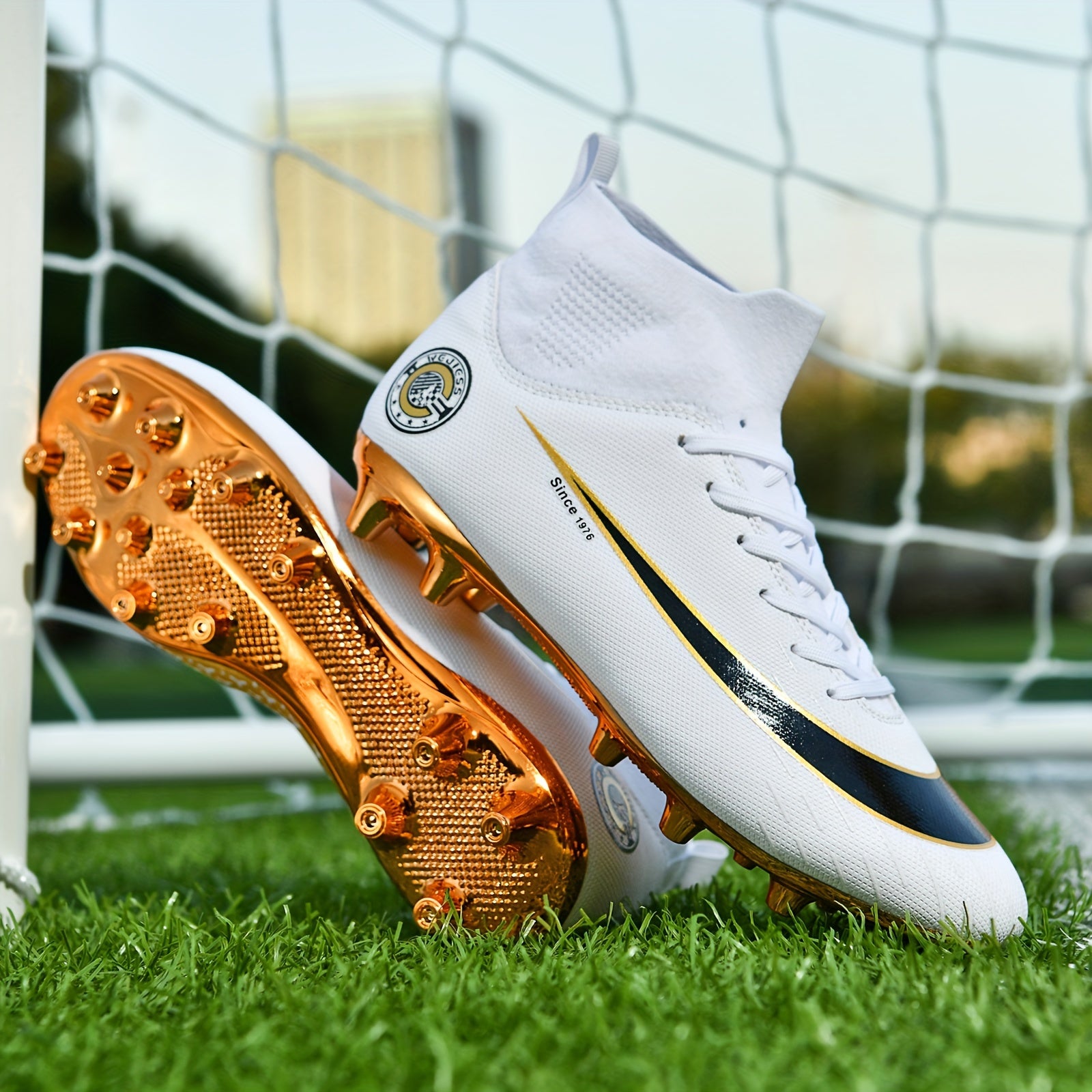 Boys Turf Anti Slip Football Shoes Lightweight Sport Shoes