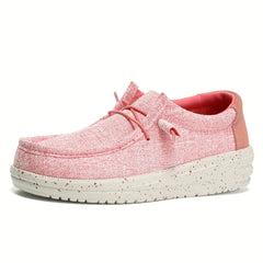 Women's Platform Canvas Shoes Casual Lace Up Outdoor Shoes