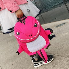 3D Cartoon Dinosaur Kids Backpack for School Boys Girls