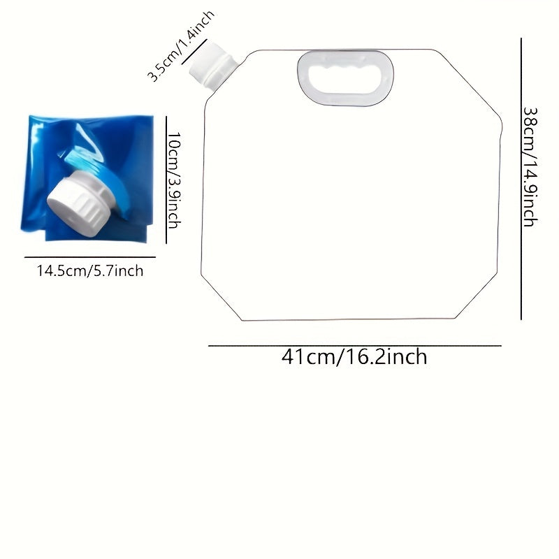5L 10L Portable Water Bucket Foldable Water Container Water Bag