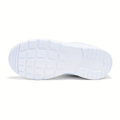 Girls Casual Low Top Mesh Sneakers - Lightweight Breathable Anti Slip Shoes