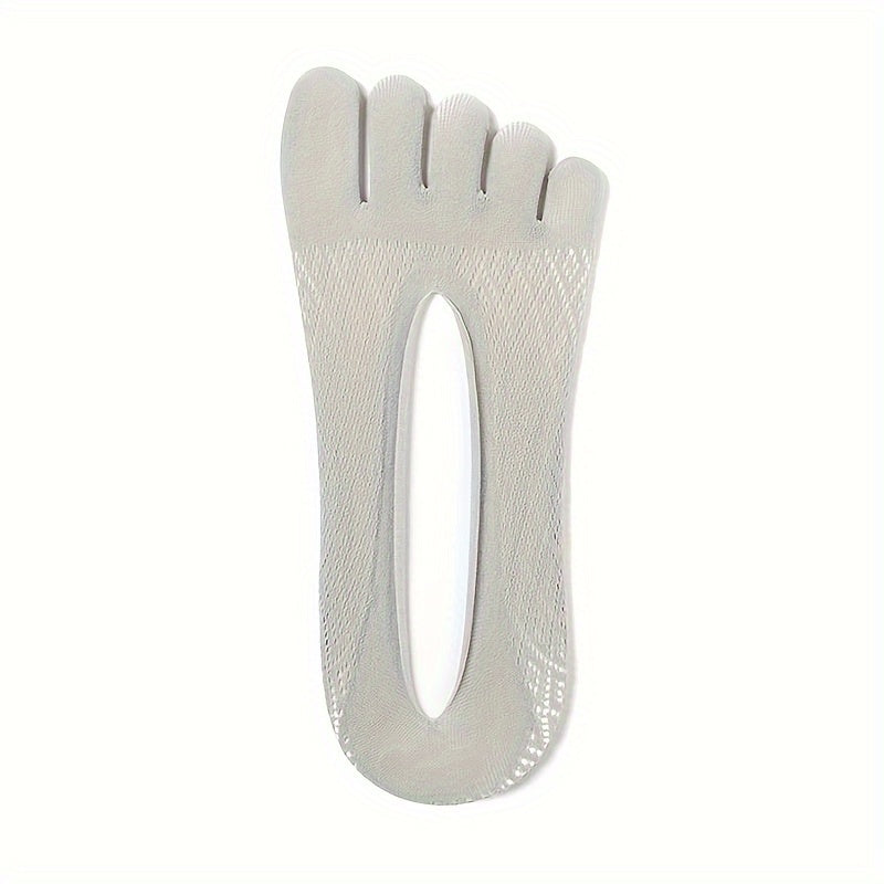 Men's 5-Toe No Show Socks for Sports Running Yoga