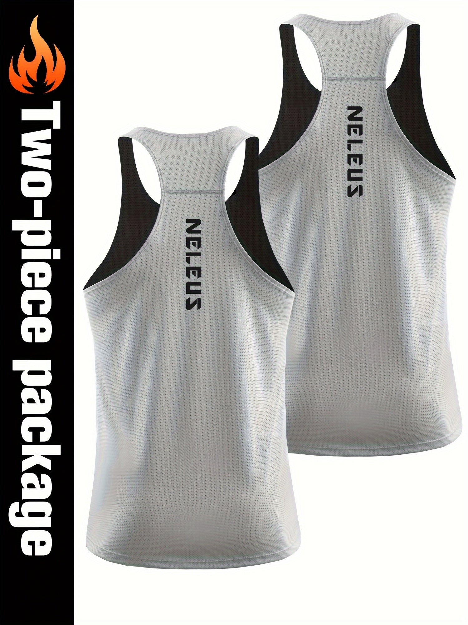 Men's Quick Dry Tank Top Breathable Sleeveless Shirt