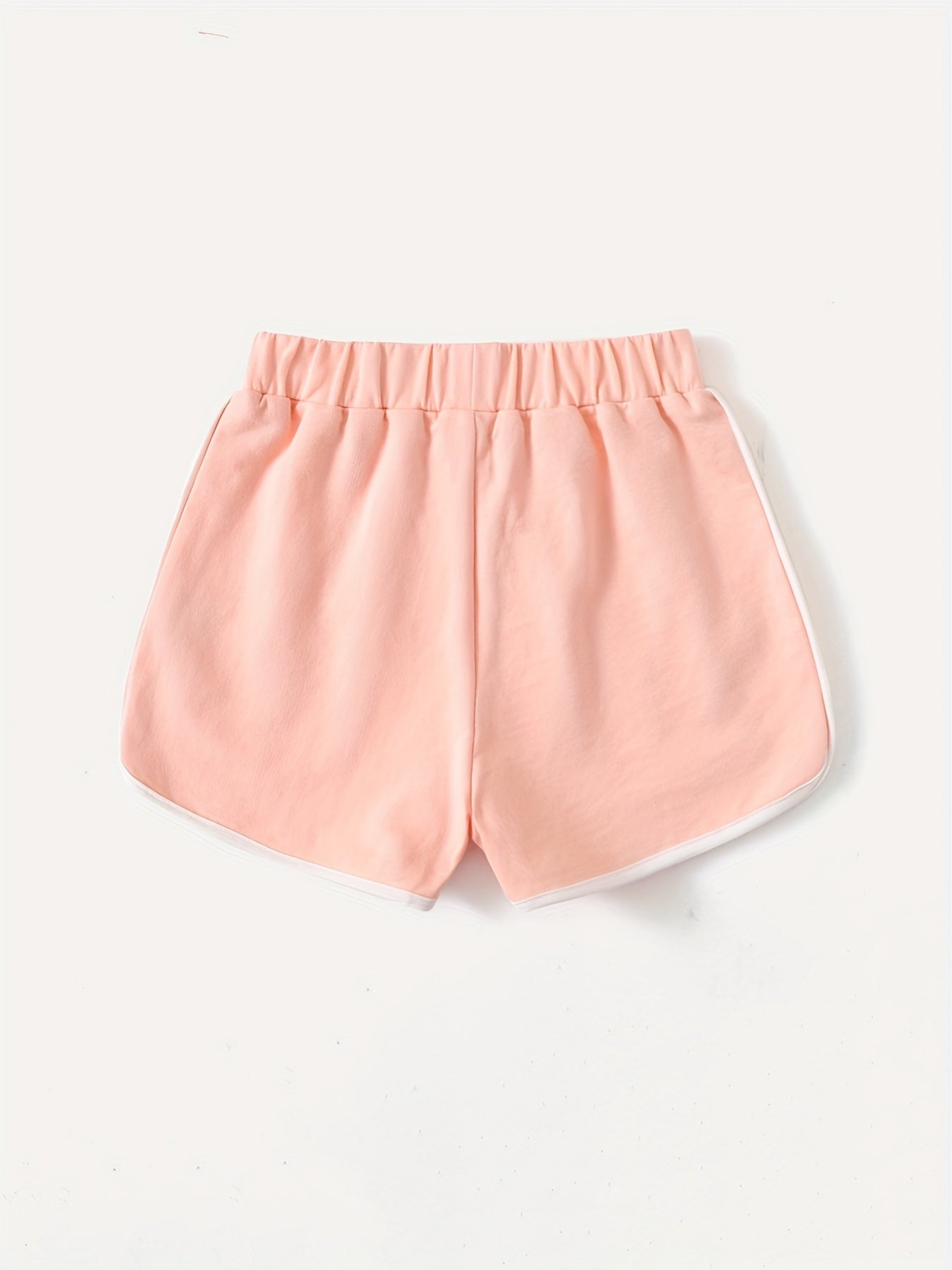 Girls ''Eggs'' Graphic Active Running Short Summer Athletic Shorts Kids Pleated
