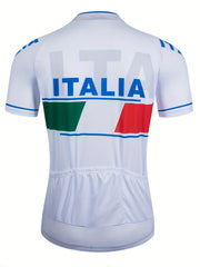 Men's Quick Dry Cycling Jersey with Rear Pocket