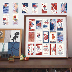 60pcs Fancy Bookmark Series Graffiti Stickers for DIY Journal Decoration