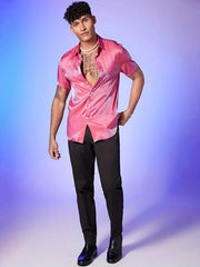 Men's Summer Party Casual Short Sleeve Button Up Shirt