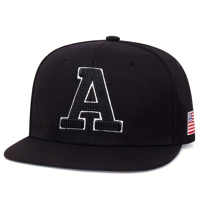 Men's A Letter Baseball Cap Hip Hop Dad Hat