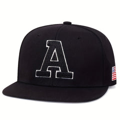 Men's A Letter Baseball Cap Hip Hop Dad Hat