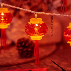 Spring Celebration Red Lanterns LED Decorative Light Strings