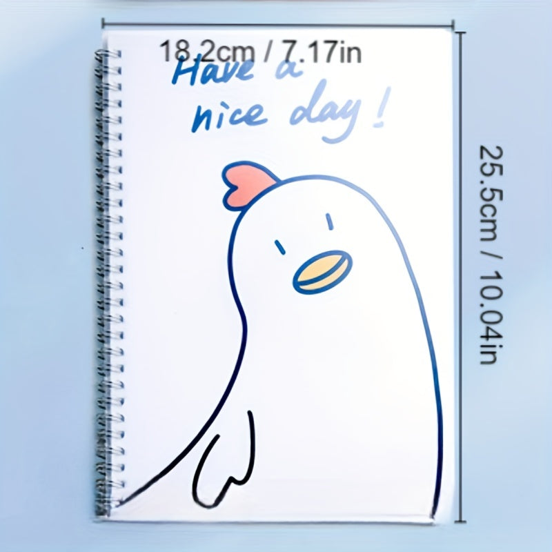 Cartoon Workbook Thickened Notebook Spiral Notebooks