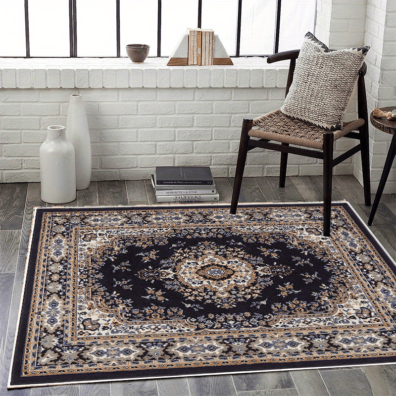 Non Slip Large Area Rug Soft Carpet, Washable, Living Room Bedroom