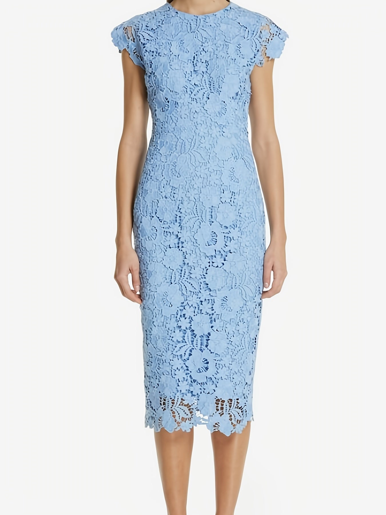 Solid Sleeveless Pencil Dress Casual Every Dress