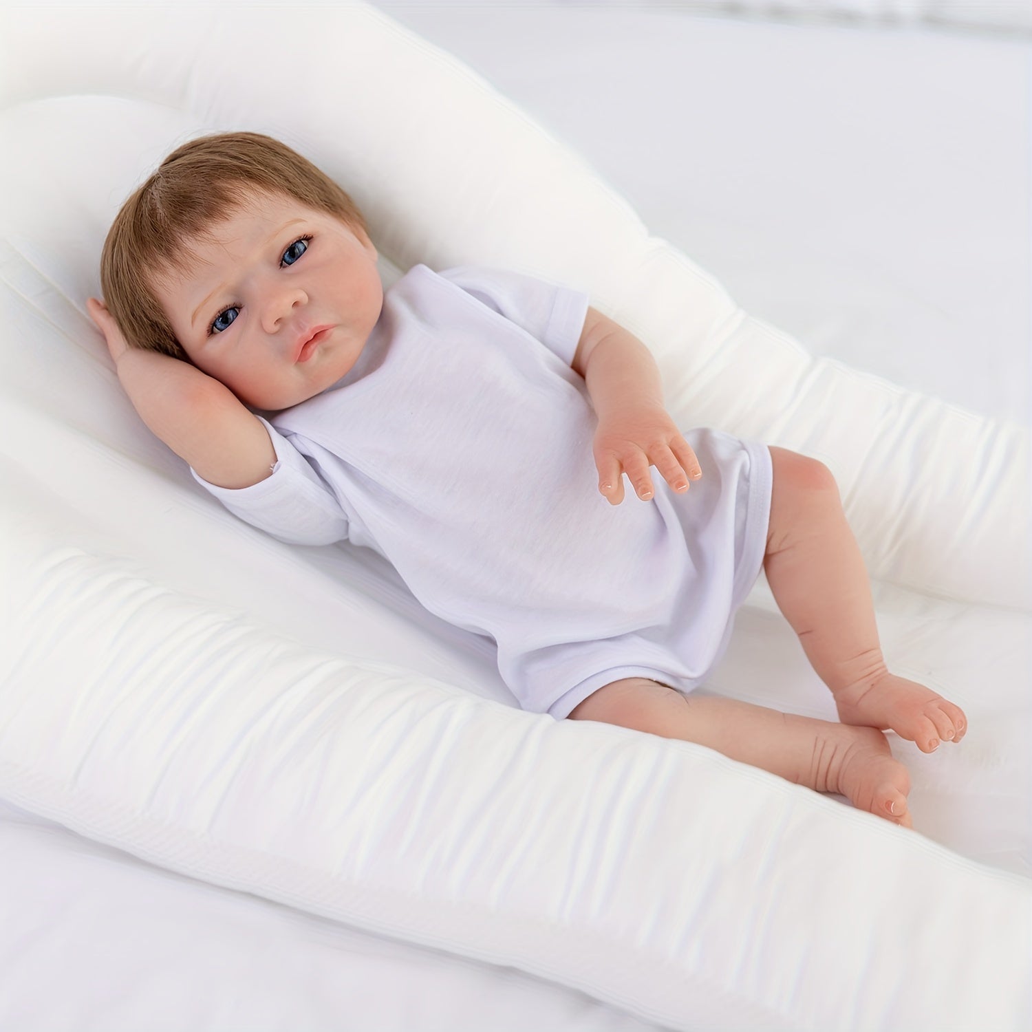 45 72 Cm Reborn Baby Doll Realistic Soft Body Baby Doll Toy For Kids