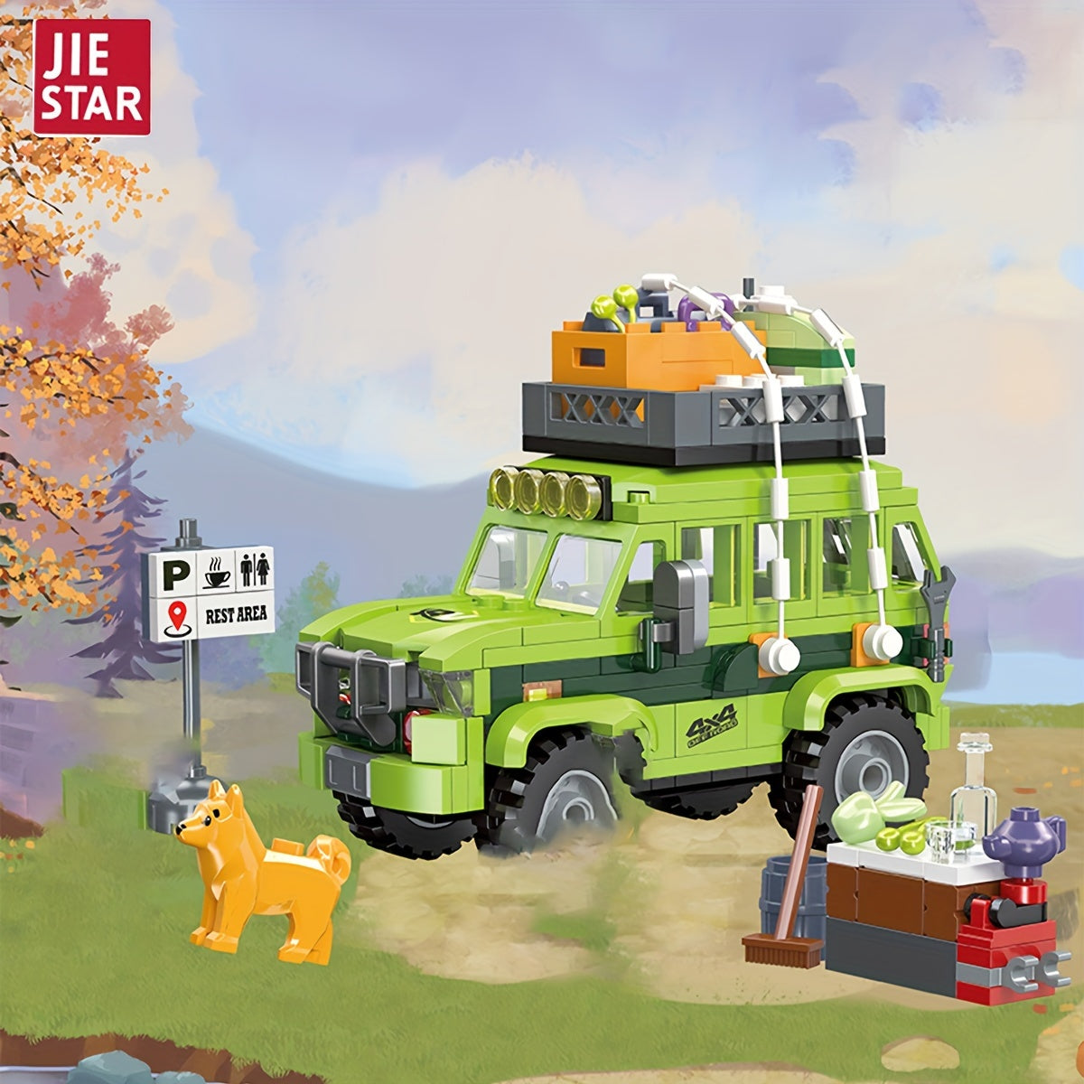 RV Travel Building Blocks Holiday Educational Toys