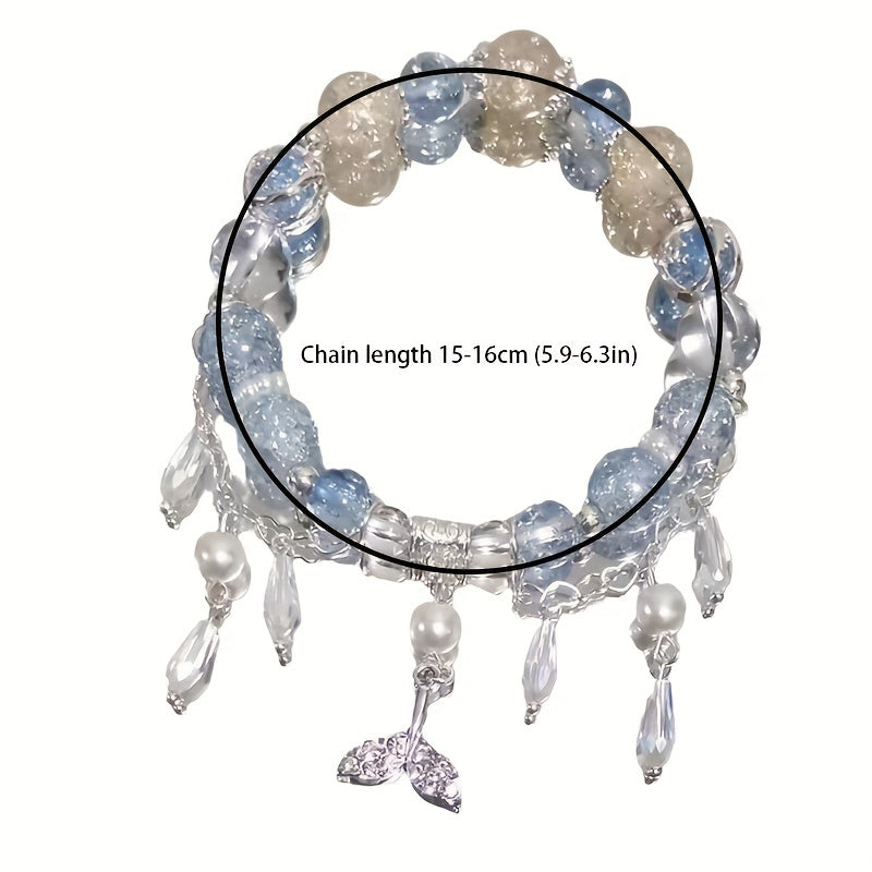 Mermaid Bracelet Small Beads Sweet Temperament Niche Hand Decoration