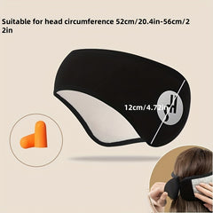 Bohemian Style Ear Muffs & Eye Mask Set for Outdoor Cycling
