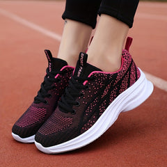 Women's Textured Running Shoes Lightweight Casual Sneakers