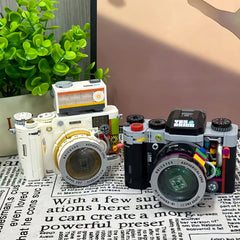 Camera Building Blocks Set Retro Style Collection Art Suitabl