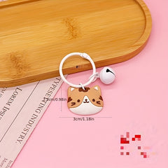 2pcs Cartoon Animal Charm Keychain Purse Backpack Bag Pendant Key Ring
