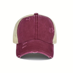 Rainbow Striped Baseball Cap Adjustable Dad Hat Casual Sun Hats For LGBT