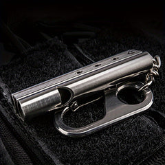 Metal Survival Whistle Keychain Life-saving for Outdoor Camping