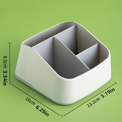 Minimalist Desktop Storage Box for Office Supplies and Remote Controls